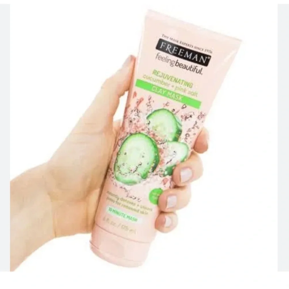 Freeman Rejuvenating Cucumber & Pink Salt Clay Mask
